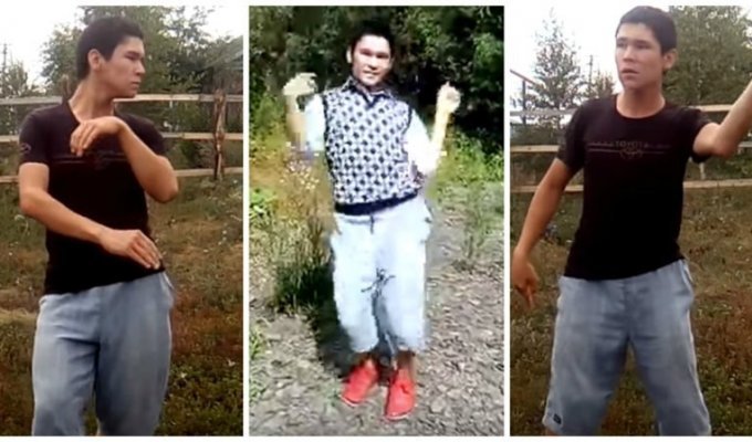 Башкирский парень записывает необычные танцы, чтобы попасть к Малахову (1 фото + 3 видео)