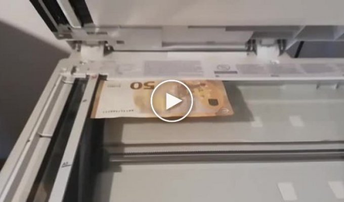 Ксерокс, который запрограммирован не печатать фальшивые деньги