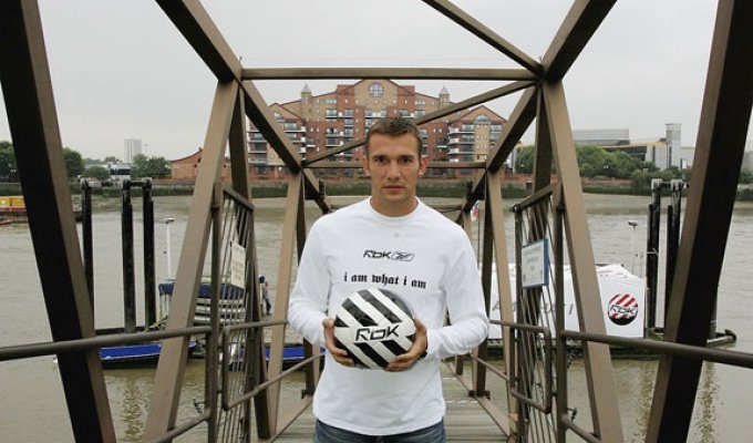 Андрей Шевченко стал лицом футбольной кампании от Reebok