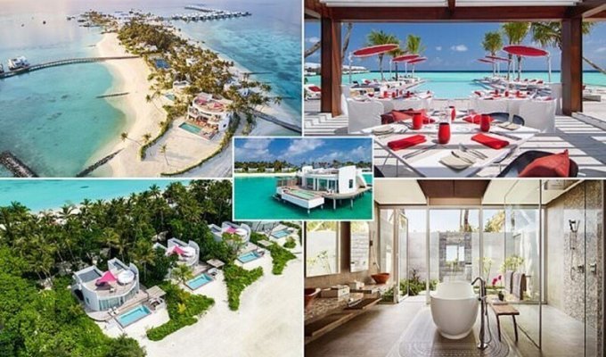 На Мальдивах построили самый гламурный отель (18 фото)