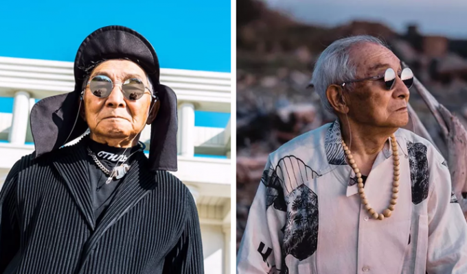 84-летний дедушка из Японии в одночасье стал звездой Instagram (19 фото)