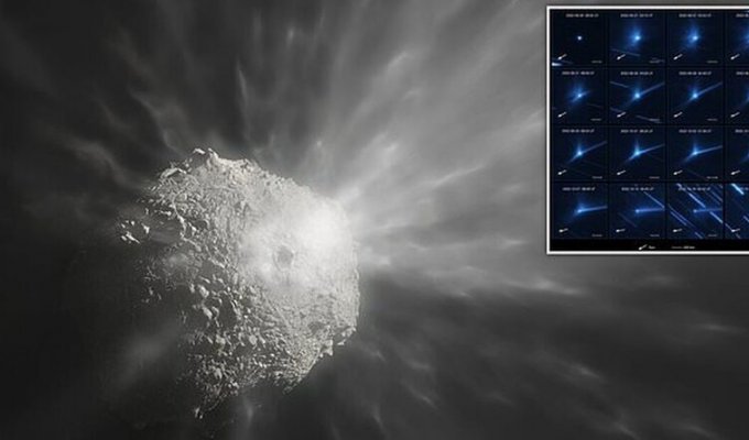 Миссия DART: итоги испытания по изменению траектории астероида (5 фото + 3 видео)