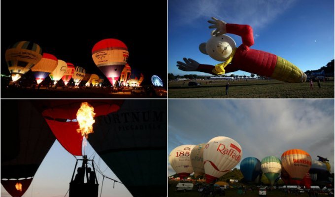 Фестиваль воздушных шаров в Великобритании (17 фото)