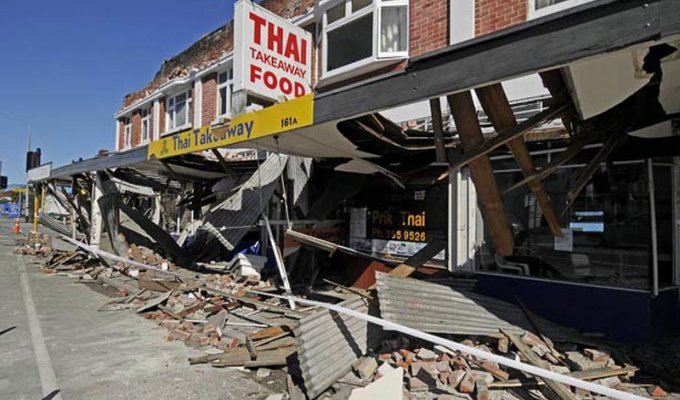 Землетрясение в Новой Зеландии (20 фото)