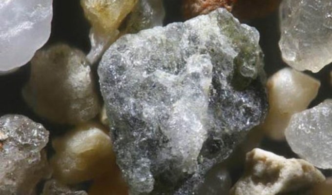 Песок под микроскопом (11 фото)