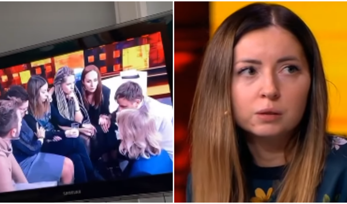Скорбящая вдова-блогер пришла на программу Собчак и закатила истерику (4 фото + 2 видео)