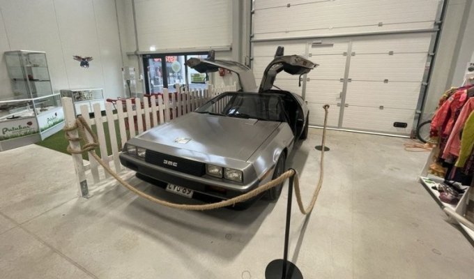 Машина времени с барахолки: DeLorean продают в эстонском секонд-хенде (5 фото)
