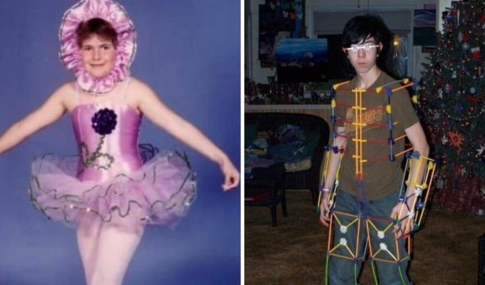 18 фото с нелепыми детскими карнавальными костюмами из прошлого (18 фото)