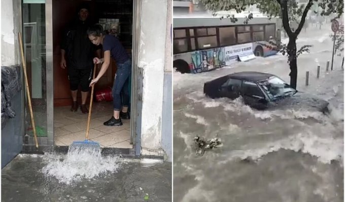 Стихия бушует: мощные ливни затопили улицы Сицилии (16 фото + 1 видео)