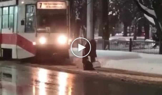В Саратове пенсионерка спровоцировала пробку из трамваев