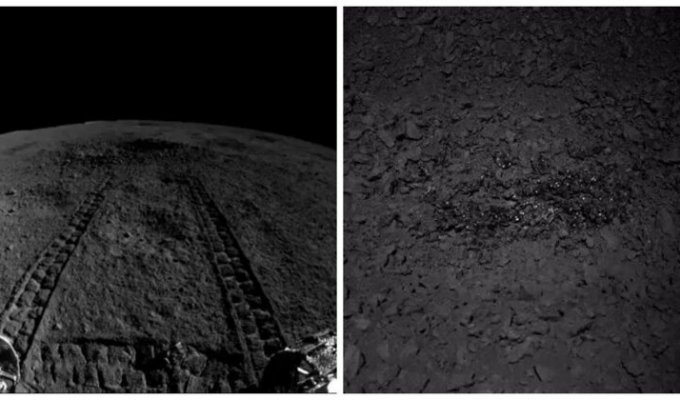 Рассекречено фото загадочного вещества, найденного на обратной стороне Луны (4 фото)