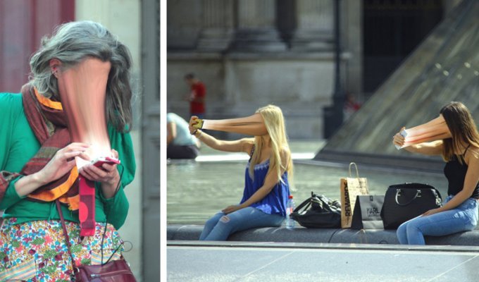 Как телефонная зависимость поглощает наши души (8 фото)
