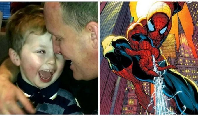 Компания Disney запретила мужчине установить на могилу умершего сына надгробие с Человеком-пауком (7 фото)