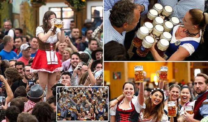 Мюнхен заливает пивом: Октоберфест стартовал! (21 фото)