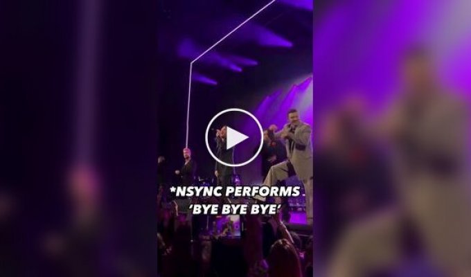 Первое за 10 лет выступление N'SYNC - они спели Bye, bye, bye