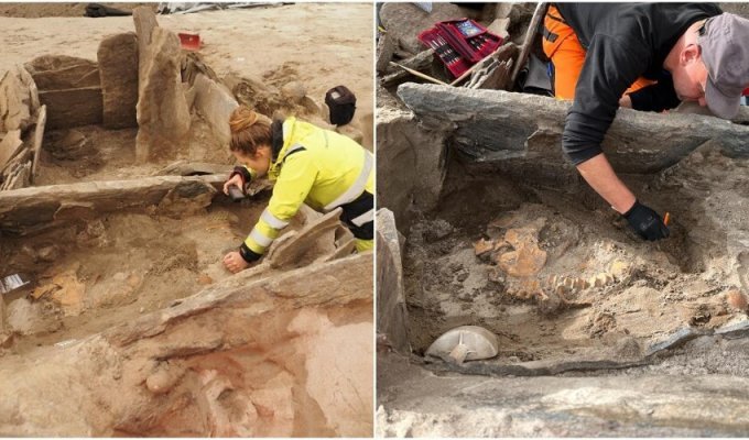Учёные нашли уникальную 4000-летнюю гробницу в Норвегии (6 фото)