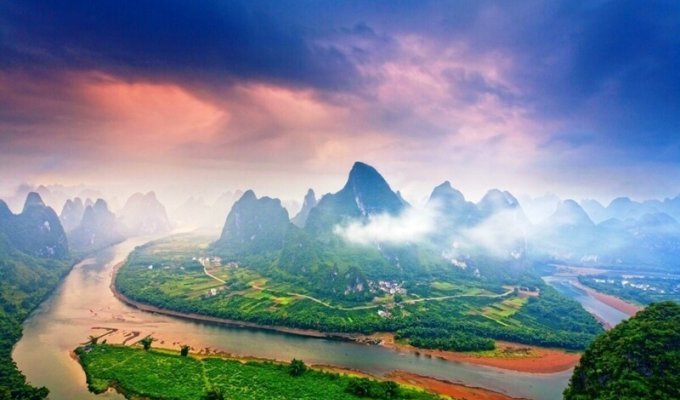 Необычные горы Гуйлинь. Китай (28 фото)