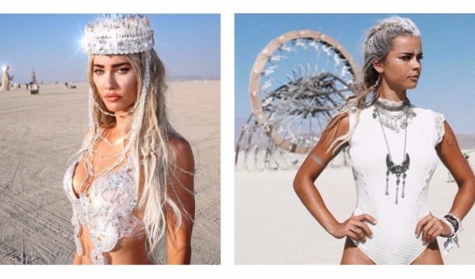 Самые сексуальные девушки фестиваля Burning Man 2017 (29 фото)