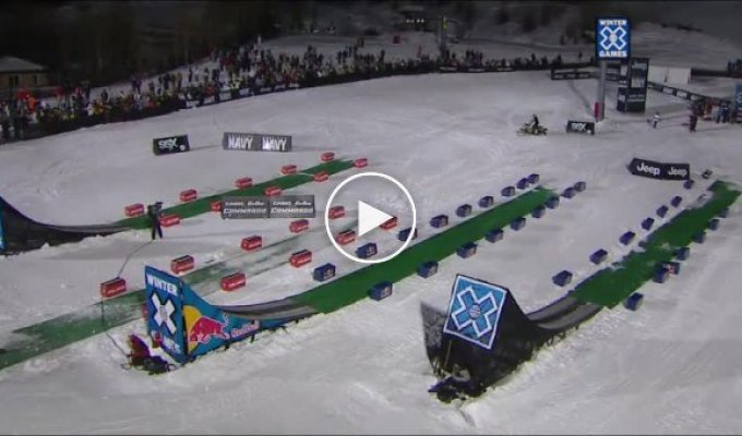 Shaun White отлично выполнил трюки на сноуборде на Winter X Games 2012