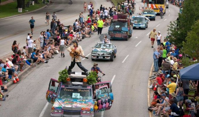 Парад художественных автомобилей в Хьюстоне (34 фото)