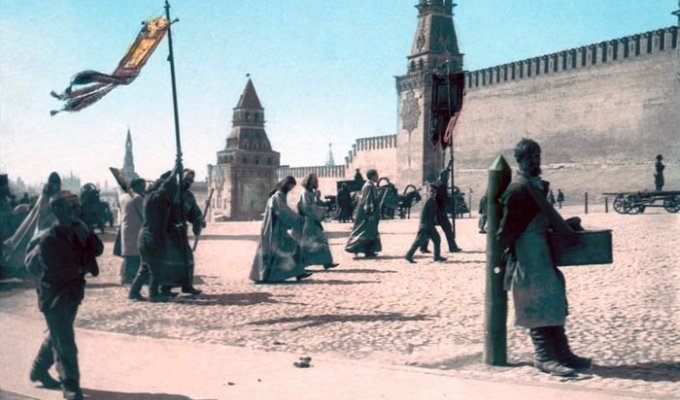 Дореволюционная Россия 1896 года на цветных фотографиях Франтишека Кратки (24 фото)