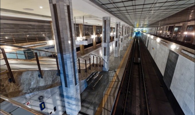Как выглядит киевское метро без людей ночью (9 фото)