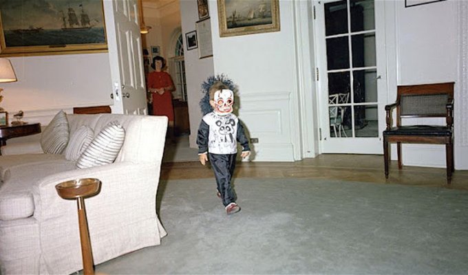 Хэллоуин 1963 года в Овальном кабинете (8 фото)