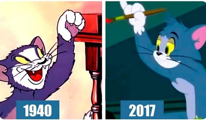 Кот и мышонок тогда, сейчас и между. Как менялись «Том и Джерри» сквозь десятилетия (8 фото + 4 видео)