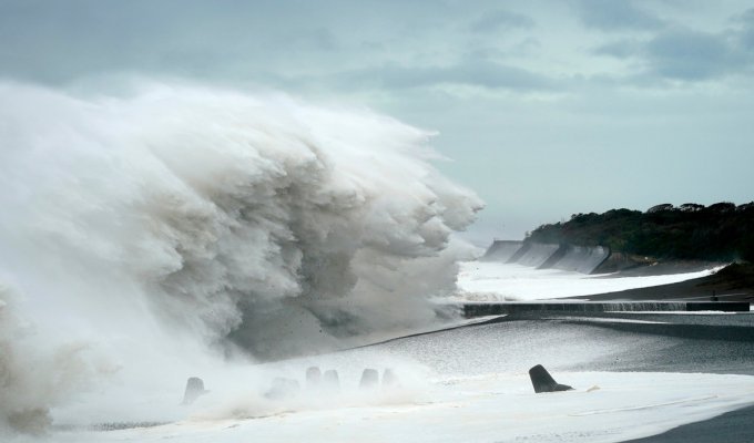 Последствия от тайфуна "Хагибис" в Японии (23 фото)
