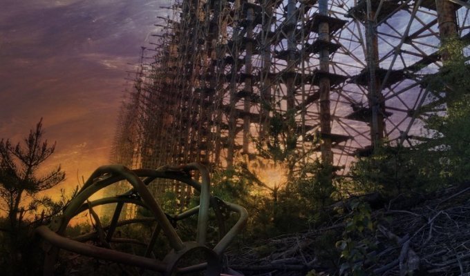 ЗГРЛС «Дуга–1» — забытый объект Чернобыльской зоны отчуждения (41 фото)