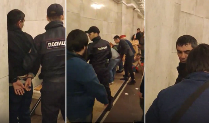«Вы выходите?»: дагестанец порезал двух глухонемых пассажиров метро из-за молчания (1 фото + 2 видео)