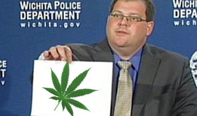 Полиция представила "фоторобот" наглого похитителя марихуаны (1 фото)