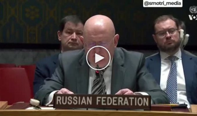Российский постпред при ООН Небензя заявил очередной бред