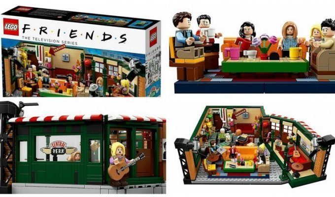 Компания LEGO выпустила набор, посвященный сериалу "Друзья" (13 фото)