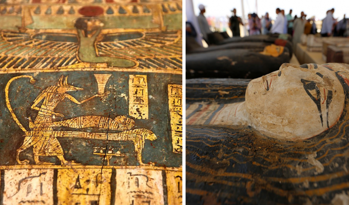 На выставке в Египте показали сотни древнеегипетских артефактов возрастом около 2500 лет (21 фото)