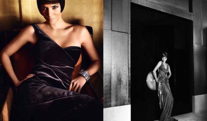 Халле Берри в US Vogue (6 фото)