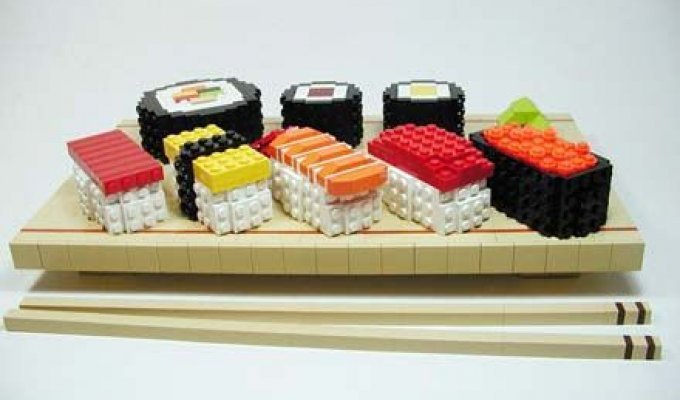  Лего-суши (14 Фото)