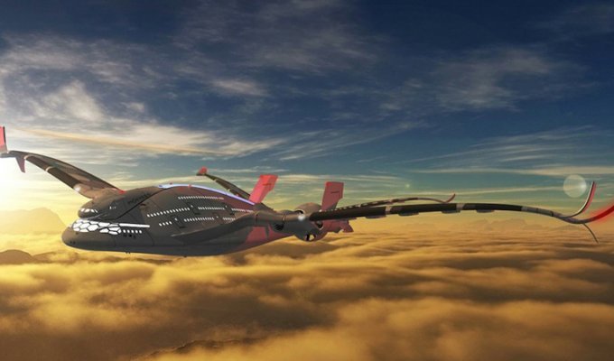 8 смелых концептов, показывающих, как будут выглядеть самолёты будущего (23 фото)