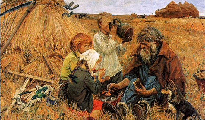 Что умели крестьянские дети 100 лет назад (12 фото)