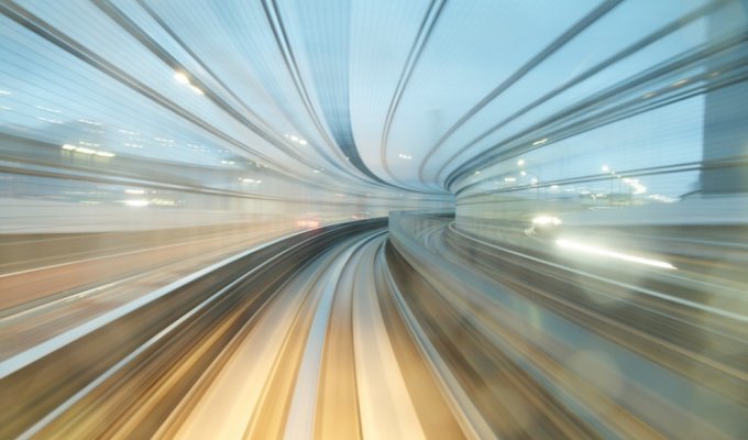 Японские поезда: Как поймать скорость? (15 фото)