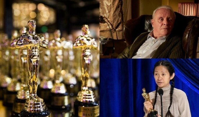 Энтони Хопкинс стал самым старым обладателем статуэтки "Оскар": в США объявлены лауреаты премии киноакадемии (7 фото + 4 видео)