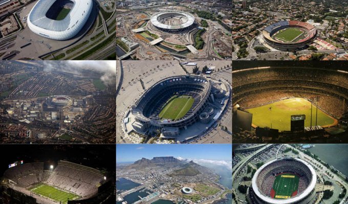 25 стадионов – вид сверху (25 фото)