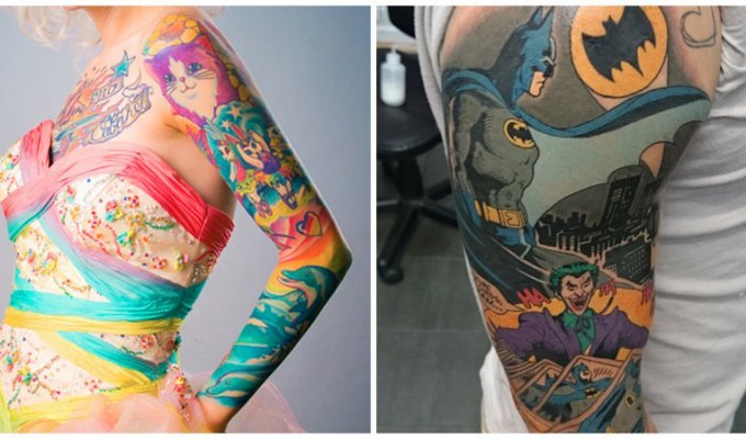27 татуировок, которые больше похожи на произведение исскуства (28 фото)