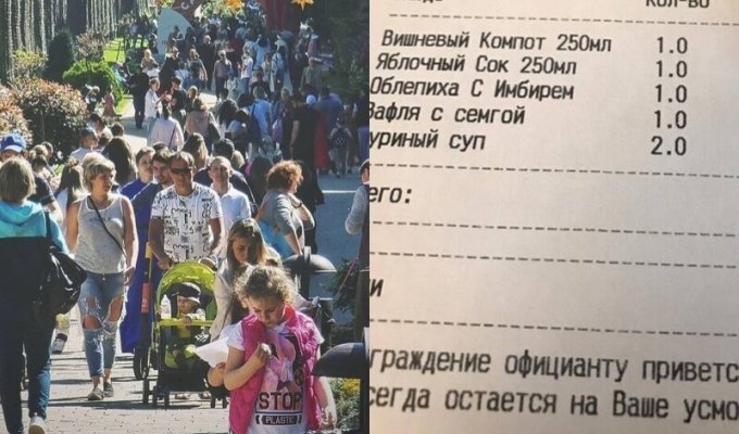 "За обед для детей две с половиной тысячи?": приезжие шокированы ценами на курортах России (17 фото + 7 видео)