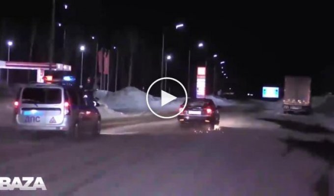 Погоня со стрельбой за пьяным водителем в Кировской области