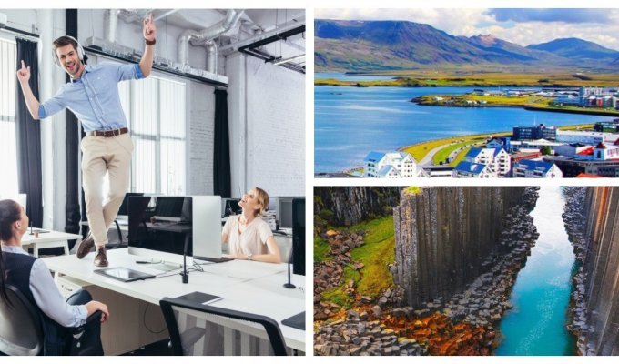 Стресса меньше, а счастья больше: в Исландии провели эксперимент с четырехдневной рабочей неделей (2 фото)