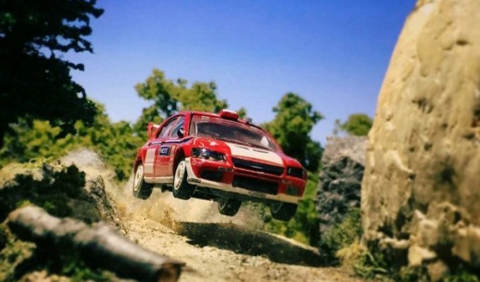 Автомобильные диорамы на тему WRC (19 фото)