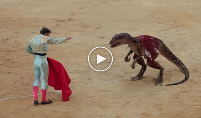 Борцы с корридой перенесли жестокое развлечение с быками в эпоху динозавров