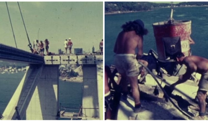 Без страховки: архивные кадры строительства моста в Новом Южном Уэльсе 47 лет назад (7 фото + 1 видео)