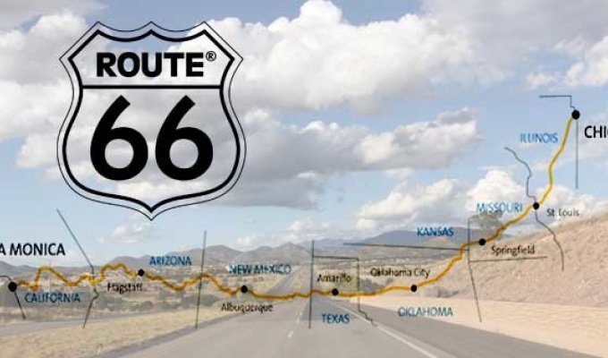 Легендарная трасса 66 в США (11 фото)